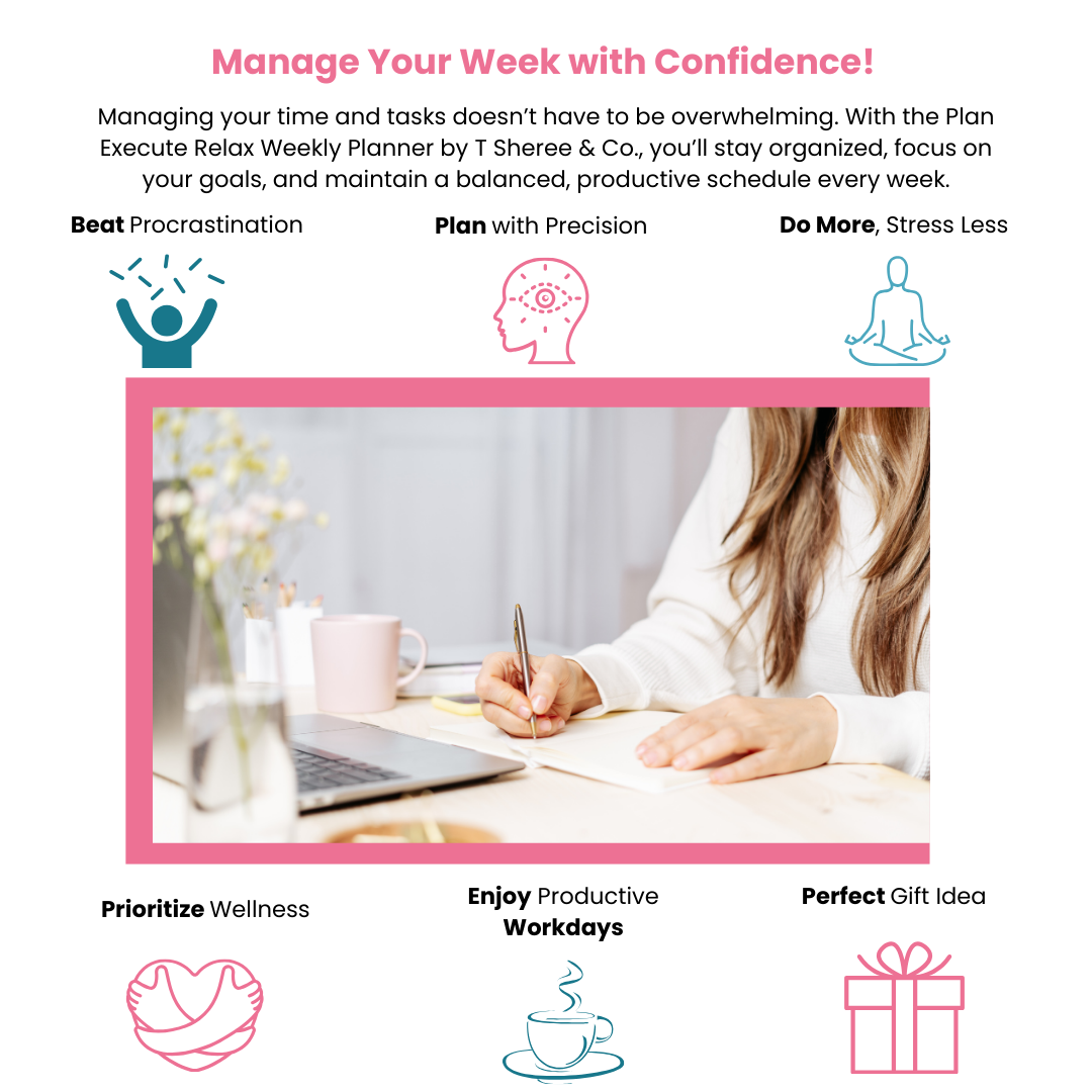 Ultimate Undated Weekly Planner Bundle: Plan, Execute & Relax™ Bestie Bundle